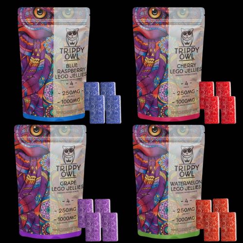 Buy Trippy Owl Lego Jellies – 1000mg Gummies Online in Canada - Buy MDMA Canada